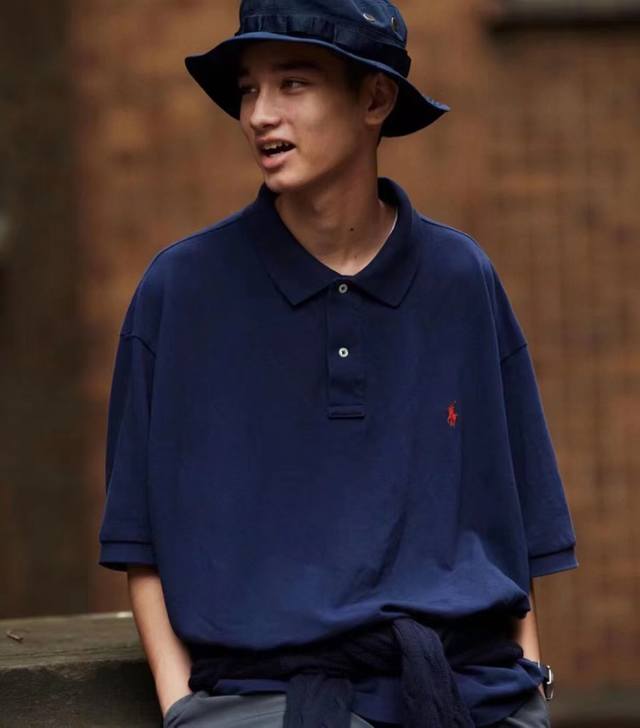 Vintage古着 Polo Ralph Lauren拉夫劳伦水洗短袖polo City Boy的夏天离不开拉夫劳伦polo衫～ 宽松版型 区分常规修身版 上身