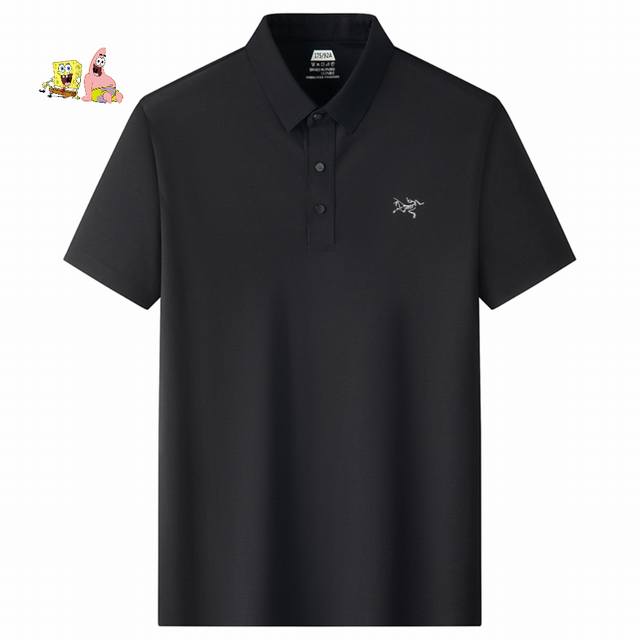 常熟贸易款特别定制出品,原包装吊牌,始祖鸟arcteryx 2024夏季新款高版本冰感无痕休闲polo衫短袖t恤 专柜还原顶级复刻版 款式非常不错，商务通勤，经