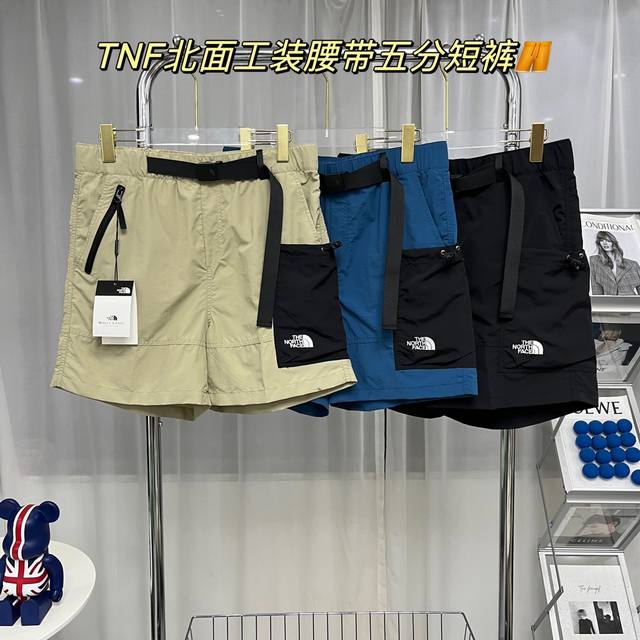 香港商贸款专柜同步上线,店主强力主推,原包装吊牌 Thenorthfaceue北面cityshort男女口袋工装短裤五分裤 The North Face 日本北