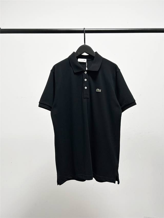 鳄鱼lacoste男款polo衫，品质好货！Lacoste 法鳄男装官网新款经典 男士polo衫2023春季商务休闲纯色领子小皮标重磅纯棉t恤 短袖polo衫