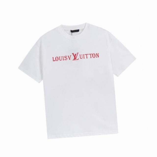 路易威登 Louis Vuitton 夏季新品，字母logo飞龙冲天印花圆领短袖t恤，宽松版型 采用280克纯棉面料 成衣普洗 上身舒适 Oversize版，图