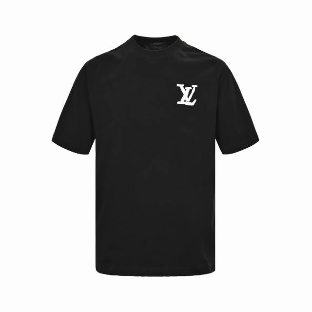 Louis Vuitton Lv路易威登24Ss 涂鸦logo发泡印花短袖 立体有质感，面料依旧选用32支双纱260克 上身彰显贵的感觉！超级百搭好看的一款短袖