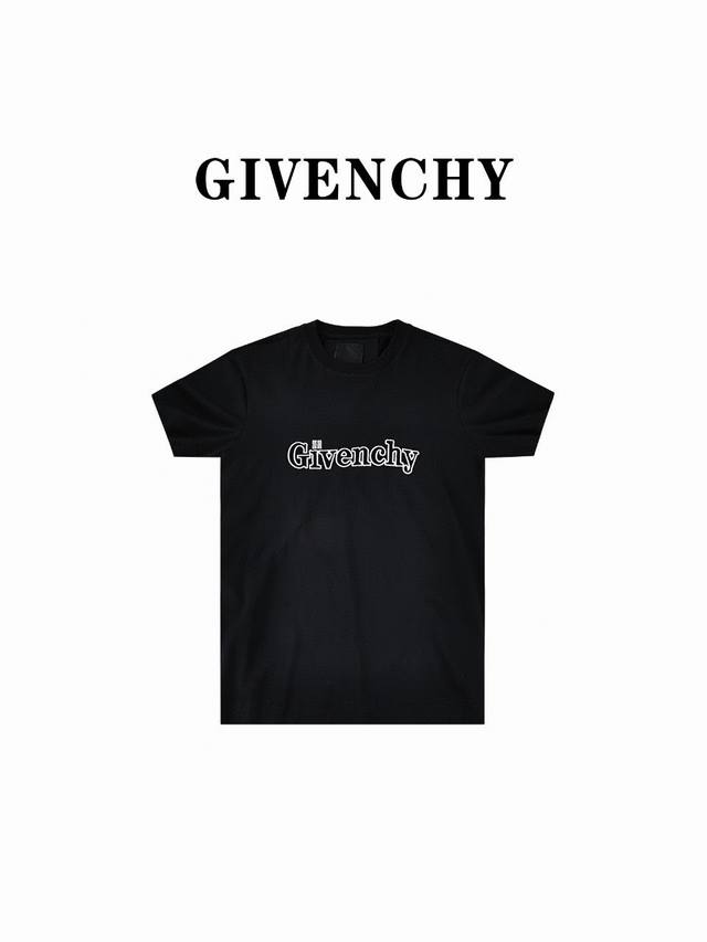 Givenchy 纪梵希 Gvc 立体字母短袖 超多明星博主网红上身穿搭.三维立体字母元素绣花工艺 客供 G丝光全棉材质 贴身舒适透气性又强夏季搭配必备一定别错