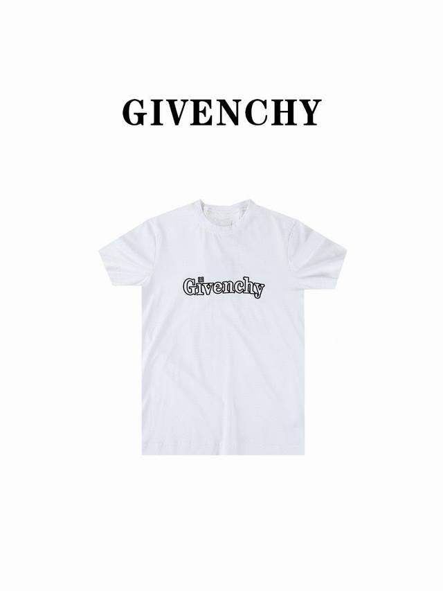 Givenchy 纪梵希 Gvc 立体字母短袖 超多明星博主网红上身穿搭.三维立体字母元素绣花工艺 客供 G丝光全棉材质 贴身舒适透气性又强夏季搭配必备一定别错