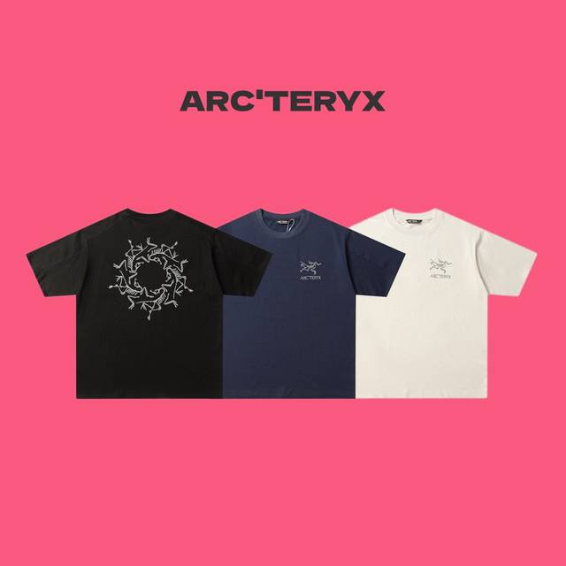 Arc'Teryx 始祖鸟24Ss System_A系列 Drop07 Asossolarium 品牌万花筒 3M 反光印花休闲短袖t恤-顶级品质 Coler：