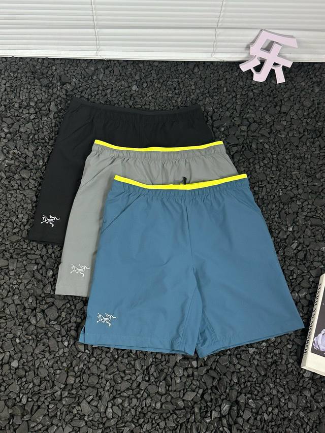 始祖鸟 Arcteryx 24Ss夏季新款专业户外跑步运动休闲短裤 - 代工厂跟单出品 代购指定版本 原档案原数据开发版型。原包装原标五金拉链 多联洗唛 大身同