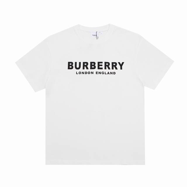 巴宝莉 Burberry Bbr 印花短袖t恤 24年春夏季最值得期待的一款t恤 高端定制臻品系列 隶属品牌高端主线 专利顶级棉布 以创新来阐释常规款式 面料的