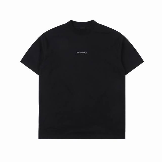 Balenciaga巴黎世家BLCG 24ss后背反光字母logo短袖T恤 货号46 028 Size:xs-l