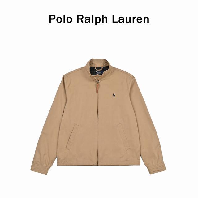 Ralph Lauren 拉夫劳伦 经典男女同款老干部拉链夹克外套 易梦玲同款 众多穿搭博主上身推荐， 哈林顿夹克的版型翻领拉链防风设计休闲风格和街头潮流元素完