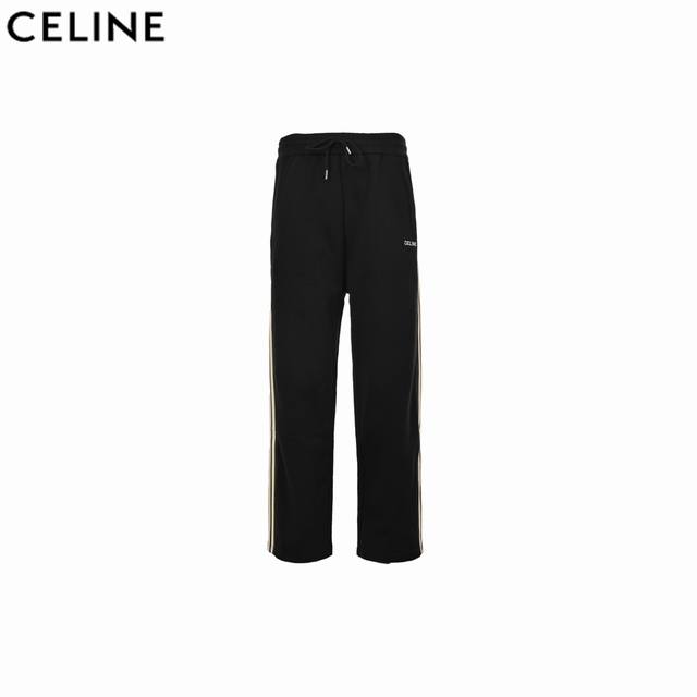 Celine 赛琳 经典刺绣小标织带直筒长裤 采用定制纯棉面料 专柜的品质 精致刺绣小标 搭配精心设计理念的织带 展示出品牌中心理念 显示高端大气 男女百搭 颜