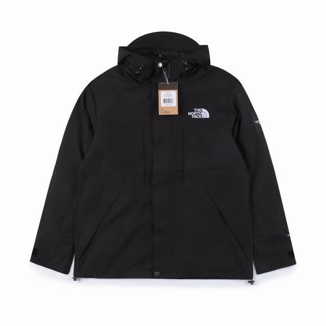 THE NORTH FACE 北面 手臂方标冲锋衣 男女同款情侣户外风衣，机能服，北面家的万年青款，是真的帅爆了宽松版型，防泼水，超多细节，做工复杂，这款对于北