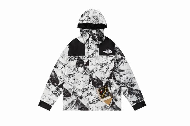 顶级版本 区别通货 THE NORTH FACE 1990雪山印花 GTX防水防风冲锋衣夹克外套 原版购入开发！所有细节均为开模定制，Gore-Tex面料防水防