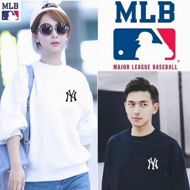 上新上新 MLB经典基础款情侣款圆领卫衣，上身帅气百搭不挑人，休闲运动均可驾驭，经典永不过时绝佳秋季出行穿搭必备单品 秋冬一定闭眼入的百搭单品，采用纯棉定制34