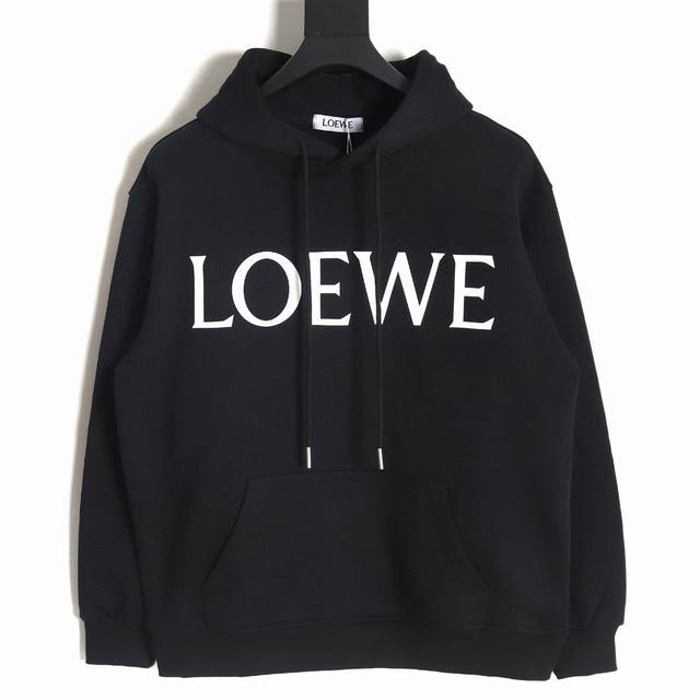 Loewe 罗意威24SS 大字母印花连帽卫衣帽衫 oversize版型 宽松 轻奢高级 上身显白显瘦 无论外穿内搭都非常完美 定织定染加绒面料 保暖舒适 简约