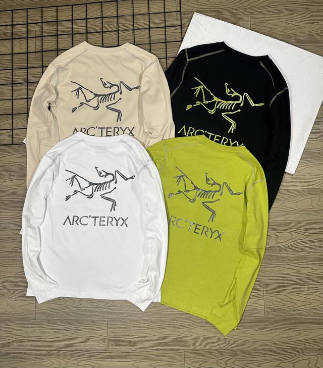 ARCTERYX SYSTEM A 始祖鸟 秋冬男女透气圆领T恤户外运动休闲长袖 功能性面料 有一定防晒效果 高密度走线 腋下针织面料提供舒适透气 手臂拉链口袋