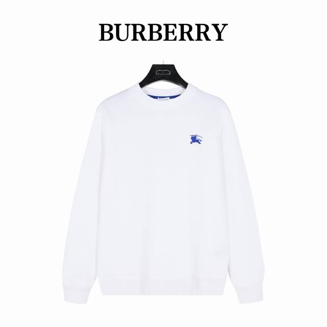 Burberry 巴宝莉刺绣战马圆领卫衣 男女同款全新美学灵感趣味设计,渠道性质精品。让整体造型设计更加优雅时尚，今夏最火系列，无数明星潮人追捧。裁剪工艺细节处