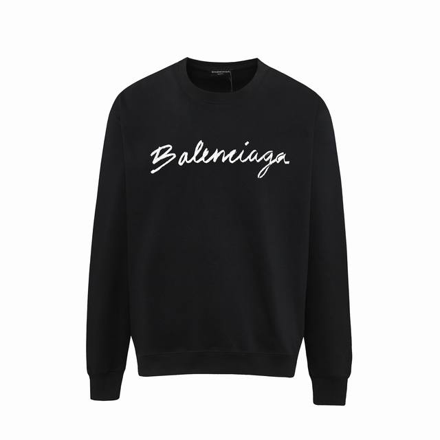 782# ，Balenciaga巴黎世家印花圆领毛圈卫衣 1:1对版面料400克毛圈高克重百分百纯棉 提前做过预缩水1×1双纱洗一辈子都不会变形的 男女同款 官