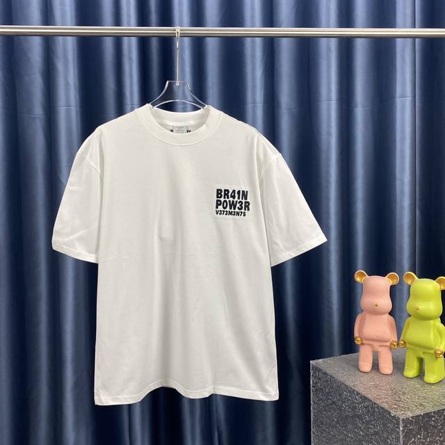 VETEMENTS 维特萌 VTM字母后背重工刺绣短袖T恤 定织定染280克精梳棉重磅面料 螺纹零色差 细节完美 区别市面通货版本 欢迎对比 男女同款 上图必卖