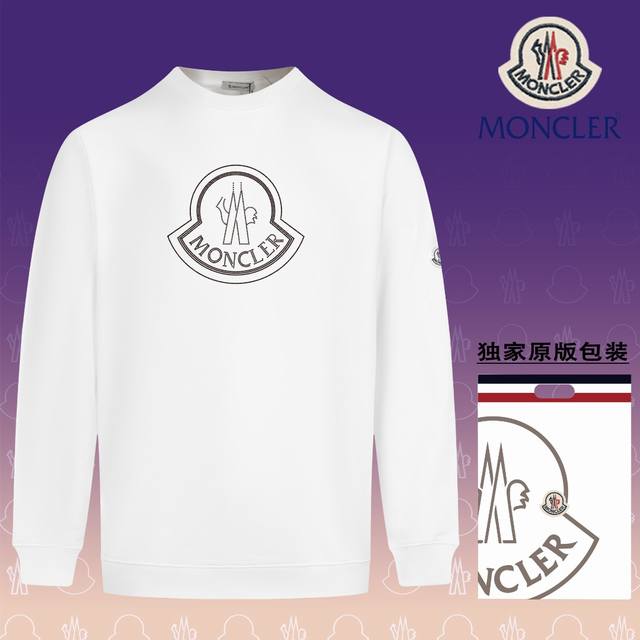 顶级版本 官网品质 盟可睐 MONCLER 现货秒发 2024秋冬新款 搭配重工高端数码3D个性LOGO印花工艺，设计独特，做工细致完美高端定制 面料：采用46