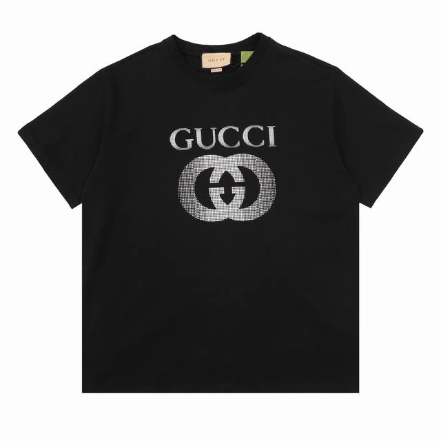 GUCCI 古驰 双GG印花情侣款短袖T恤 size：S-L