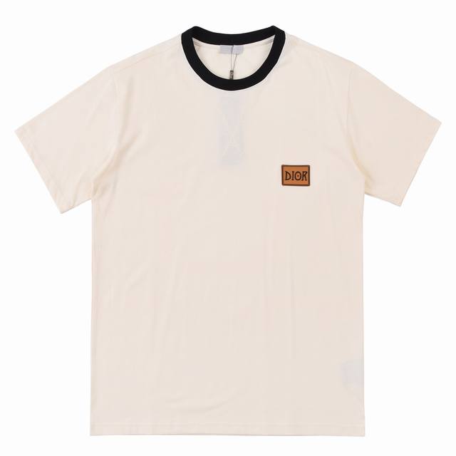 DIOR 迪奥 胸口压胶LOGO短袖T恤 Size：S-L