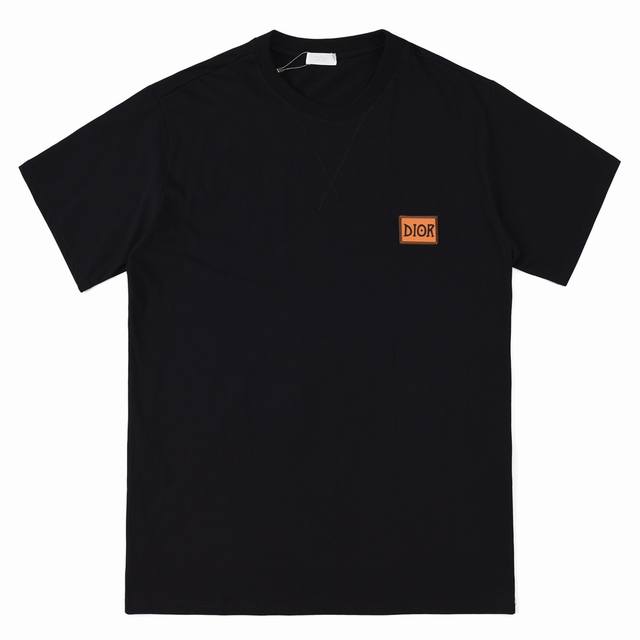 DIOR 迪奥 胸口压胶LOGO短袖T恤 Size：S-L