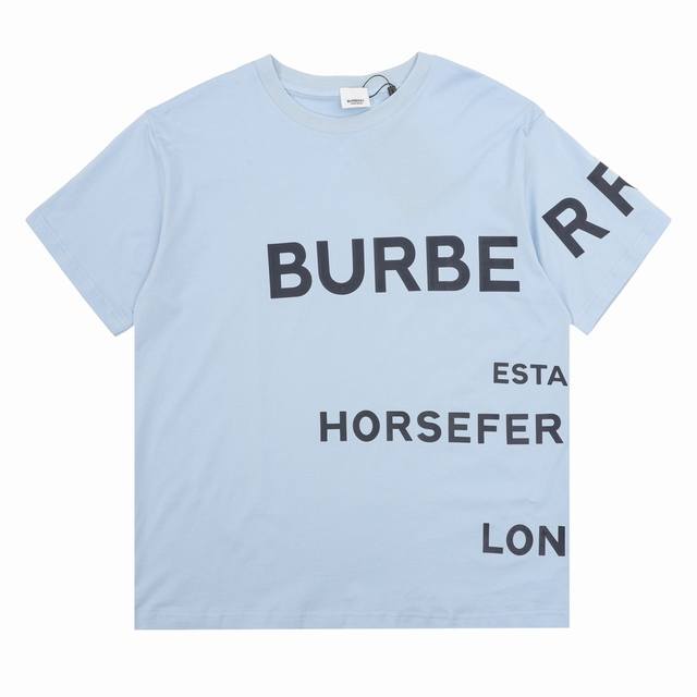 Burberry 巴宝莉 厚胶字母Logo印花短袖 size：S-L