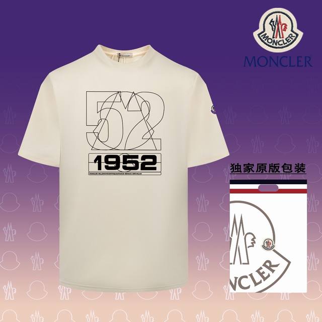 高版本 盟可睐 MONCLER 2024春夏季新款 搭配重工高端数码个性LOGO印花，做工细致完美 高端定制，采用230克双面定制面料，版型设计前卫时尚，上身有