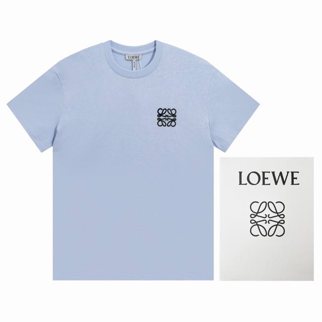 LOEWE罗意威 春夏短袖T恤新款 经典Logo设计，采用进口数码直喷工艺，细节到位，采用26支蚀毛重精棉面料，布料经过洗水处理，手感更加舒适，三标齐全 颜色: