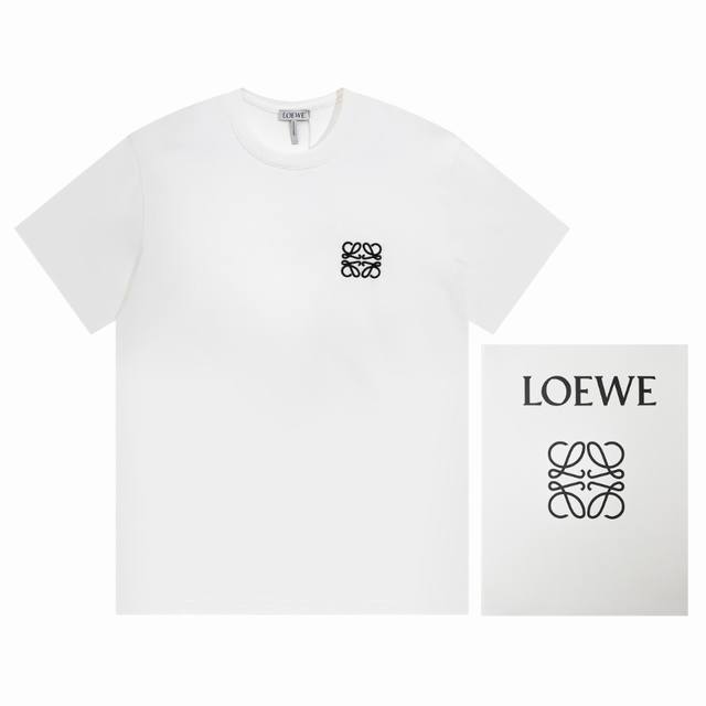 LOEWE罗意威 春夏短袖T恤新款 经典Logo设计，采用进口数码直喷工艺，细节到位，采用26支蚀毛重精棉面料，布料经过洗水处理，手感更加舒适，三标齐全 颜色: