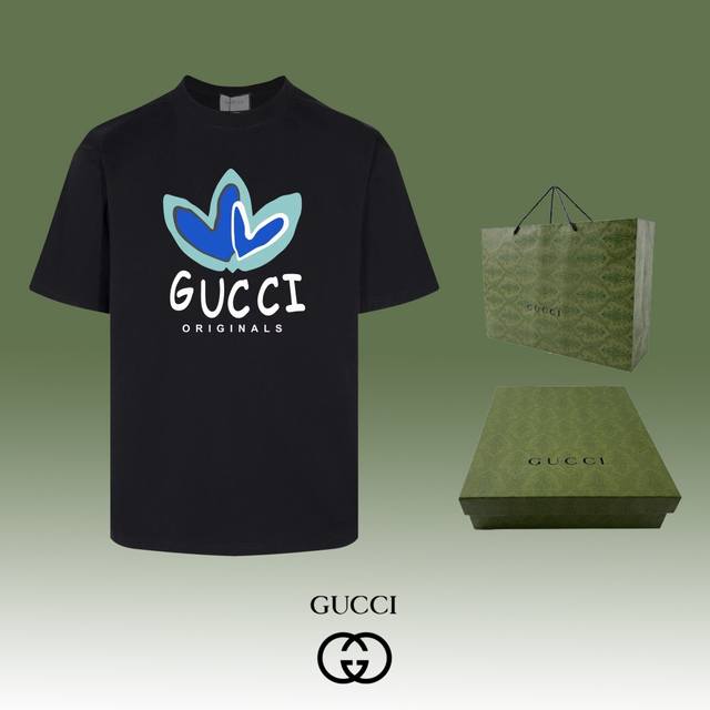 顶级代工品质 GUCCI~古驰 24SS 经典T恤短袖 不需要所谓烂大街的华丽文案 主打品质 - 面料经过2次高温缩水固色 不变形不缩水不起球 -正确os版型