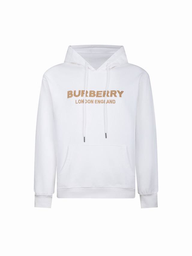 顶级版本 区别通货 -Burberry巴宝莉经典官网款高密度刺绣连帽卫衣 男女同款 -采用ZP定制定染480g面料 螺纹同缸定染零色差 全套辅料定制 区别市面通