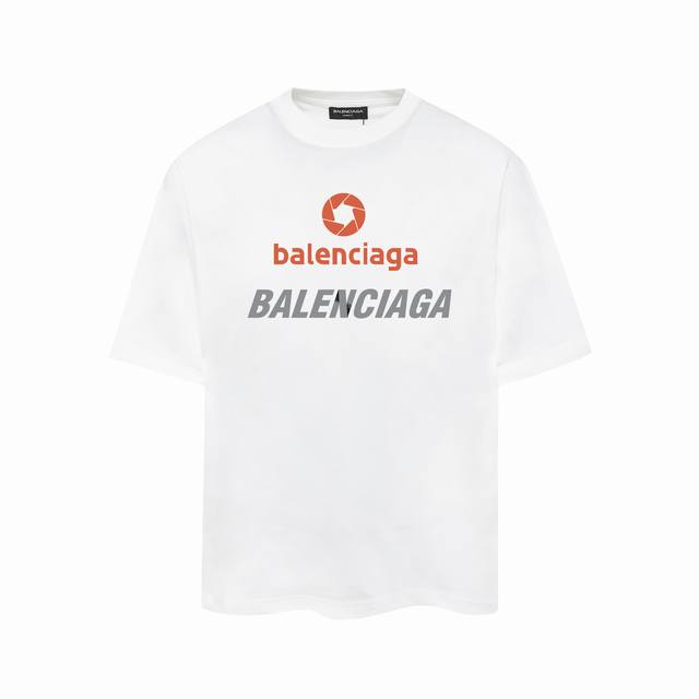 Balenciaga巴黎世家印花短袖T恤 - 面料经过2次高温缩水固色 不变形不缩水不起球 -正确os版型 不省面料 只做穿上有效果的高质量产品 最大可穿200