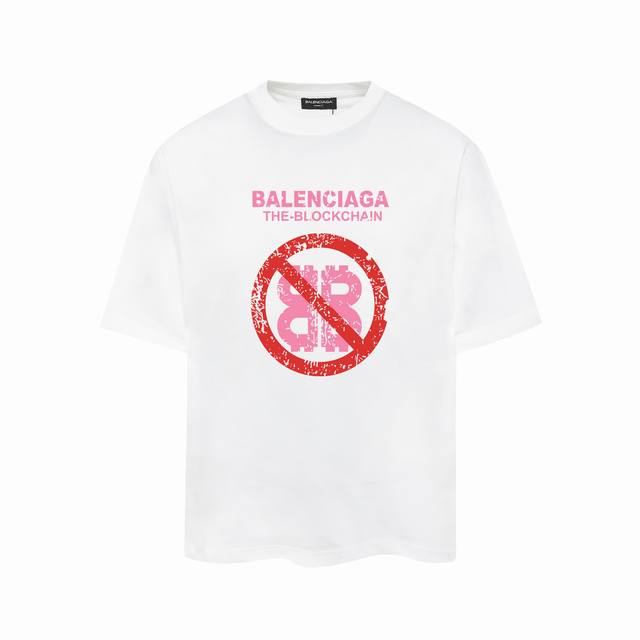 Balenciaga巴黎世家印花短袖T恤 - 面料经过2次高温缩水固色 不变形不缩水不起球 -正确os版型 不省面料 只做穿上有效果的高质量产品 最大可穿200