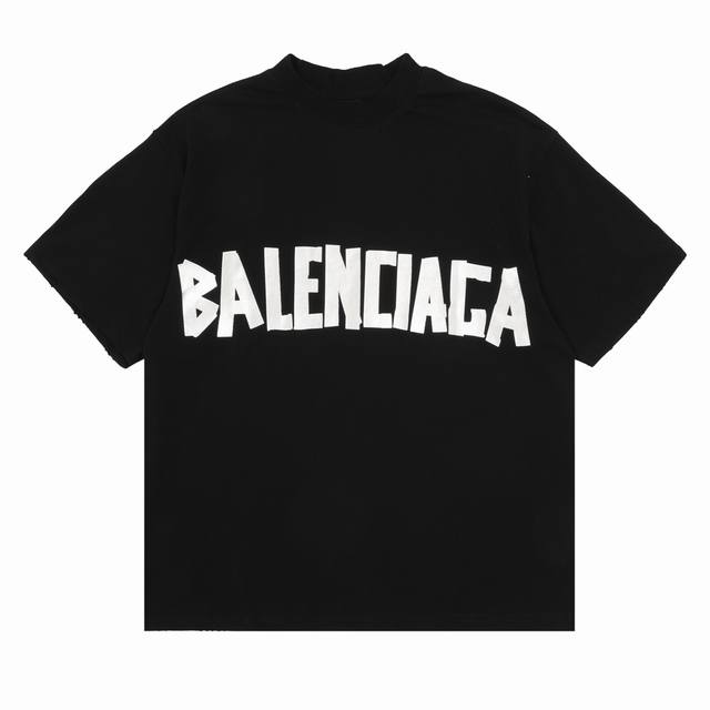 balenciaga巴黎世家 胶带短袖 SIZE：S-L