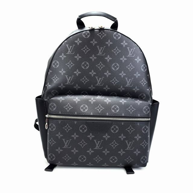 Louis Vuitton 路易威登 新款黑花双肩背包 纯原品质，臻品首发！ 材质：原版pvc配皮，刻印logo五金 内里：原版布里，皮里标 颜色：黑花 尺寸：