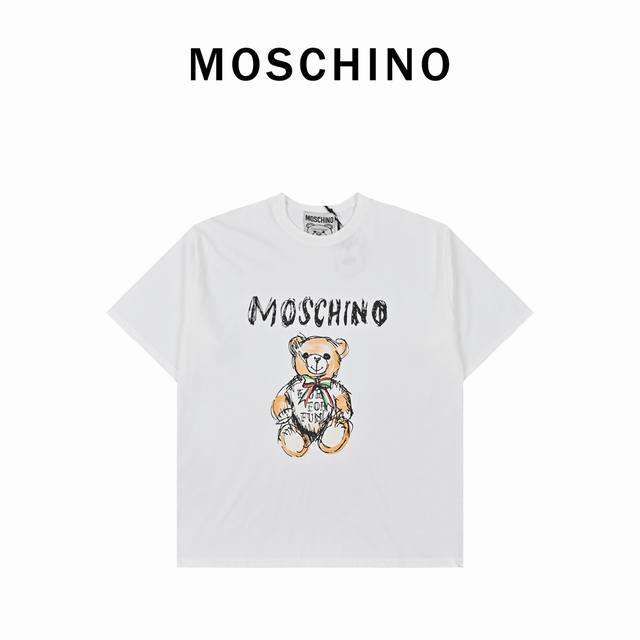 Moschlno莫斯奇诺24Ss新款短袖 上货原版面料