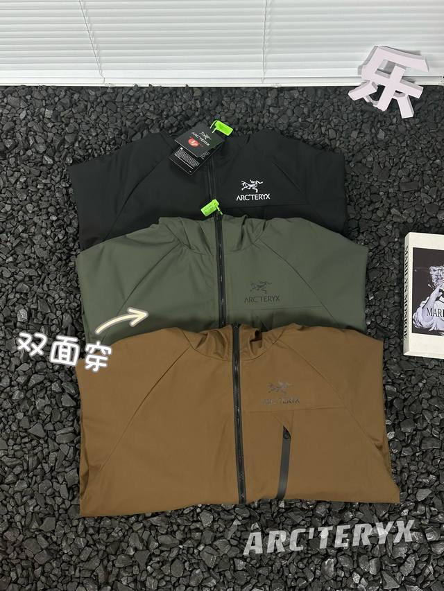 上新 上新 Arc'Teryx 始祖鸟 24Ss秋季新款双面穿连帽运动冲锋衣夹克外套 鸟家户外运动系列必备经典款，上身帅气百搭不挑人，休闲运动均可驾驭，经典永