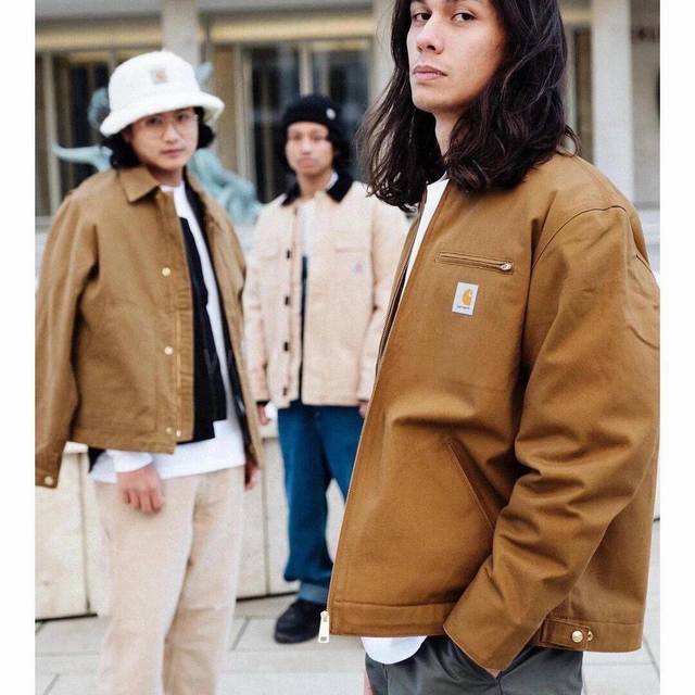 原厂品质 Carhartt Wip卡哈特灯芯绒翻领底特律夹克外套 超级爆！火出圈的经典工装底特律夹克！为劳动者服务的服装品牌，势必质量过硬，耐磨耐脏耐造耐穿！整