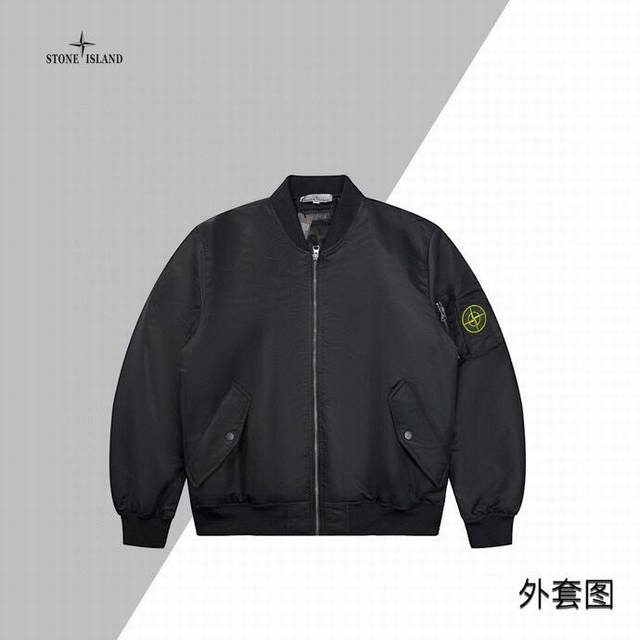 外套图 Stone Island 石头岛刺绣飞行服机能户外春秋外套 严选品质 放心入手 面料采用高品质防风防水优质冲锋衣面料 机能工装日系风十足 当季必备 非常