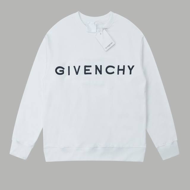 顶级版本 Givenchy 纪梵希刺绣圆领卫衣 男女同款 原版开发 真正做到一比一出货 简约又不失风格的复古，原版定制高克重双股面料制作，面料手感扎实，上手非常