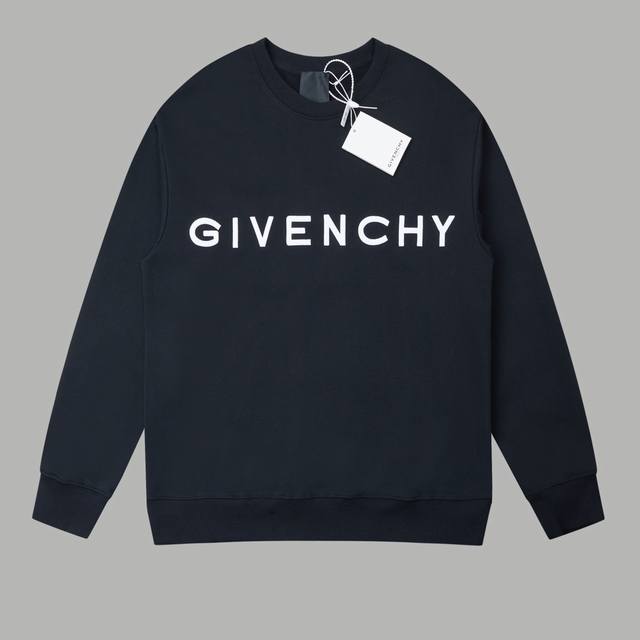 顶级版本 Givenchy 纪梵希刺绣圆领卫衣 男女同款 原版开发 真正做到一比一出货 简约又不失风格的复古，原版定制高克重双股面料制作，面料手感扎实，上手非常