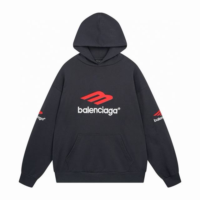 Balenciaga 巴黎世家 Ss 经典大logo图标刺绣连帽卫衣 本市场no.1的质量 真正天花板品质 全部原版开发注意细节图 避免被盗图商家混发 正确45