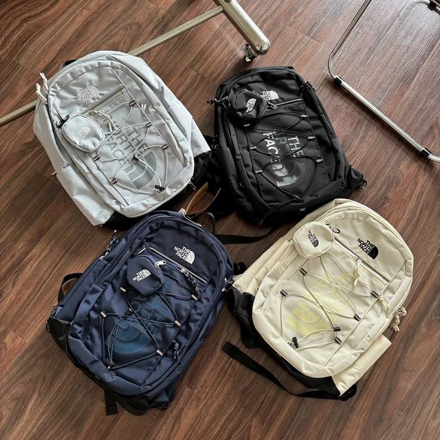 韩国订单 The North Face 北面 三合一双肩背包， 原单货，登山旅行包，尼龙材质 24L 超大容量，轻便 可做学生书包，也可通勤上班用作电脑包，带笔