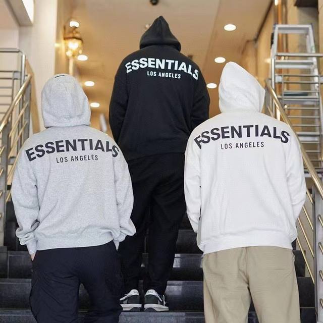 完美复刻 Fear Of God 复线 Essentials 洛杉矶3M反光烫压连帽卫衣 ” 顶级过验版本 Oversize版型男女同款 ！熟悉我们的客户都知道