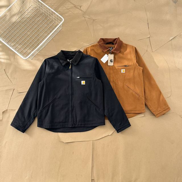 Carhartt Wip 卡哈特 底特律工装夹克条纹内衬-经典jo01夹克的升级型号 原版完美1；1复刻 这款夹克，我想你们不会 因为~太太太太经典了！ 它的粉