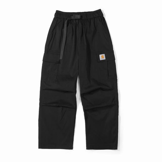 Carhartt Wip卡哈特经典款休闲工装裤 定制主标 辅料 水洗齐全 品牌小标 四季百搭单品！原单品质必入款 宽松版型 穿着有型舒适度极高 膝盖处褶皱工艺