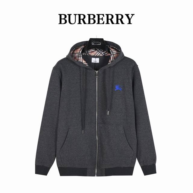 Burberry 巴宝莉胸前战马拉链外套 男女同款全新美学灵感趣味设计,渠道性质精品。让整体造型设计更加优雅时尚，今夏最火系列，无数明星潮人追捧。裁剪工艺细节处