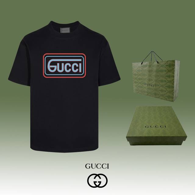 顶级代工品质 Gucci~古驰 24Ss 经典t恤短袖 不需要所谓烂大街的华丽文案 主打品质 面料经过2次高温缩水固色 不变形不缩水不起球 正确os版型