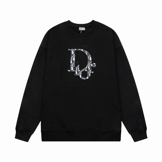 Dw Dior 迪奥 蜜蜂贴布logo刺绣 原版面料 官方同款 400克 同缸染面料 手感非常舒服 超级百搭好看 个性复古气质 男女都非常合适 吊牌 领标 水洗